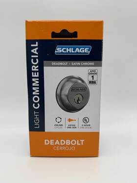 B62cs Schlage Double Cylinder Deadbolt In Satin Nickel Door Lock G 626