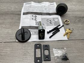 B6on-716 Schlage B6on 716 Single Cyl. Deadbolt Antique