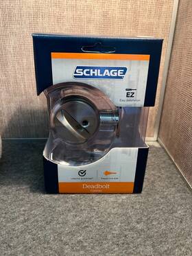 B6onv619 Schlage Single Deadbolt Keyed