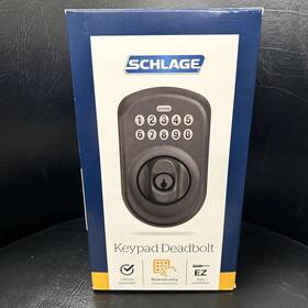 Ply622 Schlage Be365 Keypad Deadbolt Aged Bronze New In Box