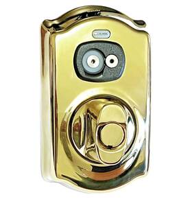 Be367cam605 Schlage Lot Of 12 Used Working Be367 Cam Ibutton Electronic Deadbolts Brass