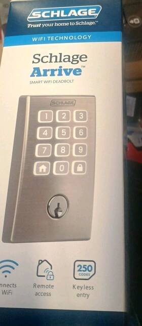 Be459wbcen619 Schlage Arrive Wifi Deadbolt Smart Lock