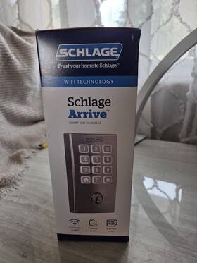 Be459wbrmn619 Schlage Arrive Smart Wifi Deadbolt Satin Nickel