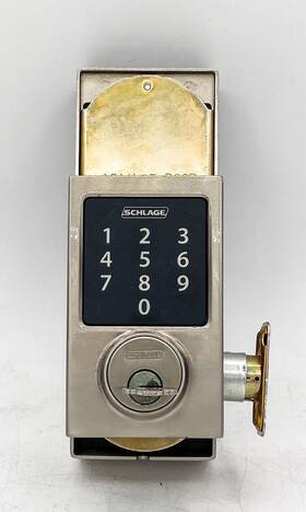 Be468zp-cen Schlage 626 Century Connect Deadbolt Complete With Key