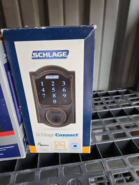 Be469wkvcam716 Schlage Connect Camelot Touchscreen Deadbolt - Aged Bronze