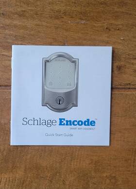Be489wbcen622c Schlage Encode Smart Wifi Deadbolt - New In Box Never Used