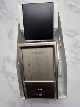 Be489wbvcen619 Schlage Encode Wifi Smart Lock Deadbolt Be489wbcen619 Satin Nickel Digital
