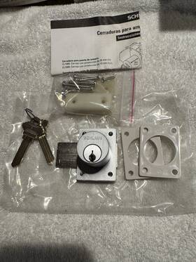 Cl1000pb Schlage Cabinet Door Lock 626 Zero Bitted Brand New Old Stock