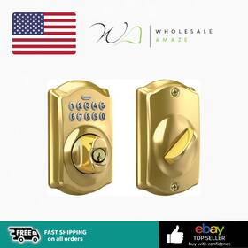 Ey6494062 Schlage Be365 Cam 505 Camelot Keypad Deadbolt Electronic Keyless Entry Lock Br