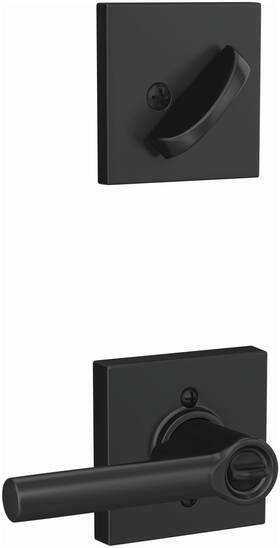 F59brw622col Schlage F59-brw-col Broadway Lever Single Cylinder Keyed Entry - Black