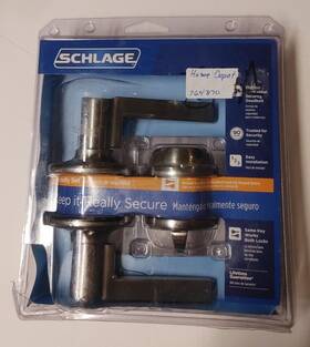 Fb50nvlat619 Schlage Nickel Single Cylinder Deadbolt Latitude Entry Door Fb50n V Lat 619 New