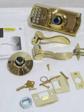 Fe575cam505acc Schlage Fe575 Cam 505 Acc Camelot Keypad Lock And Accent Lever - Used