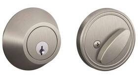 Jd-60f Schlage Lot 16 Single Cylinder Deadbolts Satin Nickel Jd60 X 619 Keyed Alike