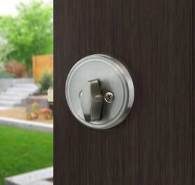 Jd60630 Schlage Dexter Single-cylinder Deadbolt - Satin Stainless Steel