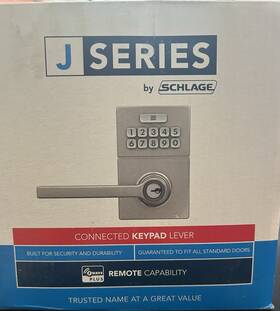 Jfe105-gat Schlage Keypad Electronic Door Lever J Series Satin Nickel Sealed