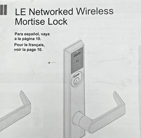 Leb-grw-605 Schlage Leb-grw Le Networked Wireless Mortise Lock Greenwich Brass Credential