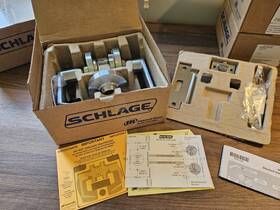 Nd53bdcd Schlage Rho 626 Brushed Silver Entrance Lever Lock Right-hand With Latch