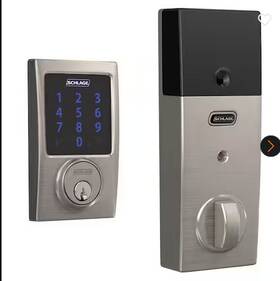 P516-765 Schlage Be468 Connected Touchscreen Deadbolt Satin Nickel