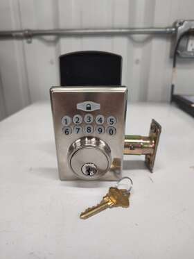 Pbe135tru630 Schlage First Secure Keypad Electronic Door Deadbolt Lock