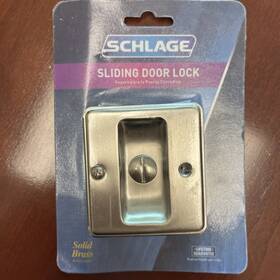 Sc991b-619 Schlage Sliding Door Lock Solid Brass