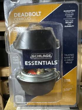 Vd62 Schlage V 716 Aged Bronze Double Cylinder Deadbolt