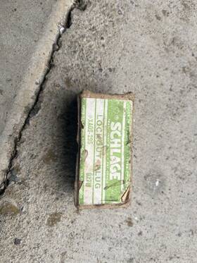 Schlage Xa09-295 Nos Vintage Cylinder Blocker