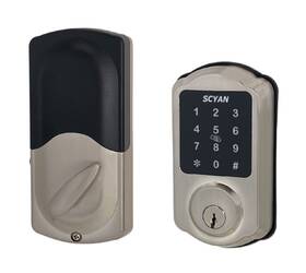 Scyan 698869047245 Smart Deadbolt Lock D1 With Touchscreen Keypad Keyless Entry Door