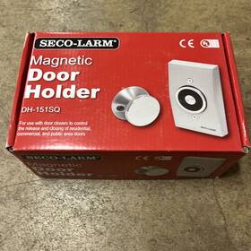Dh-151sq Seco-larm Magnetic Door Holder Surface-mount With Back Box