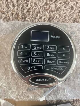 Ec-0601a-l02-c Securam Prologic L02 Swing Bolt Lock Package With Chrome Keypad