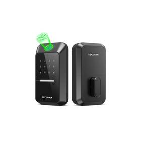 Sh-se01 Securam Fingerprint Door Lock Keyless Entry Deadbolt With Code Mechani