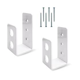 Securityman 701107903651 Heavy Duty 2x4 Door Barricade Brackets - Kick Proof Up To 700lbs