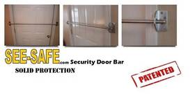Ss44 See-safe Security Door Solid Bar Lock System Barricade Mount