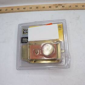 Se-13312 Segal Rim Deadlatch Cast Bronze Construction Polished Brass-plated Se 13312