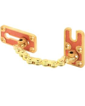 Se25300 Segal Chain Door Guard 3x1 1/2 Inch Keeper Solid Cast Bronze Alloy Motorcycle