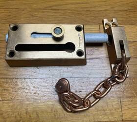 5354 Segalock New Segal Iron Case Solid Bronze Deadbolt Chain Guard And Slide Bolt
