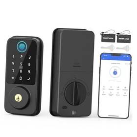 Ttl618 Shenzhen Wenka Technology Ltd. Keyless Entry Door Lock Smart Deadbolt With Fingerprint App Control