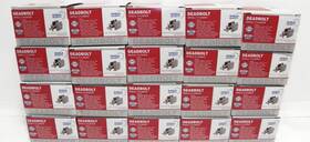Lts0s10 Shield Security Lot Of 20 Square Single Cylinder Deadbolt Nickel Finish 131374