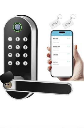 Sifely 445056814882 Keyless-entry Fingerprint Digital Electronic Smart Door Lock