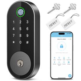69b82617ea25a0d4bb10923a Sifely Fingerprint Smart Deadbolt With Keypad Keyless Entry Lock For Home Apartment