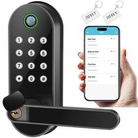 Sifely 767501154495 Keyless-entry Fingerprint Smart Door Lock Digital Electronic With Code