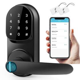 Sifely 767501154600 Smart Lock Keyless Entry Door With Keypad