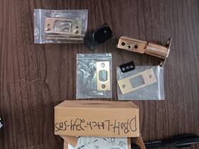 234-sbs Signature Hardware 234sbs Passage Latch Set In Satin Brass