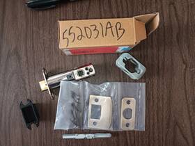 552031ab Signature Hardware Passage Latch Set In Antique Brass