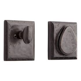 Eh-415-db Signature Hardware Square Single Cylinder Dead Bolt Set - Bronze