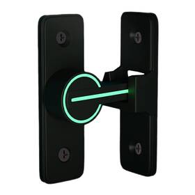 Sigujayge 752790379797 Tiypke Barn Door Locks And Latches 90 Degree - Luminous Black Anti-theft Slid