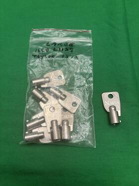 L1137 Silca Ch17t 8 Smaller Diameter Tubular Key Blank -key - Ilco