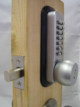 11-0409v2 Sim Mechanical Push Button Keyless Door Entry Lock