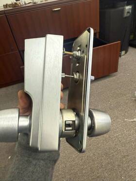 Ee1021b26d41 Simplex Kaba Ee1021b Double Sided Knob Mechanical Push-button Security Lock