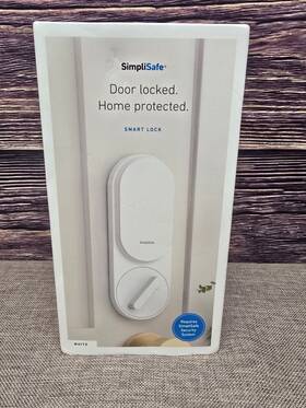 Simplisafe 843281054313 Smartlock Door Lock White New