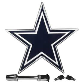 Fths055lk Siskiyou Sports Nfl Dallas Cowboys Trailer Hitch With Lock Team Colors